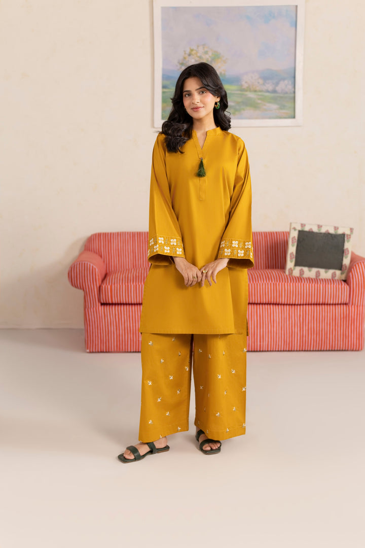 MUSTARD MD004 - 2PC EMBROIDERED