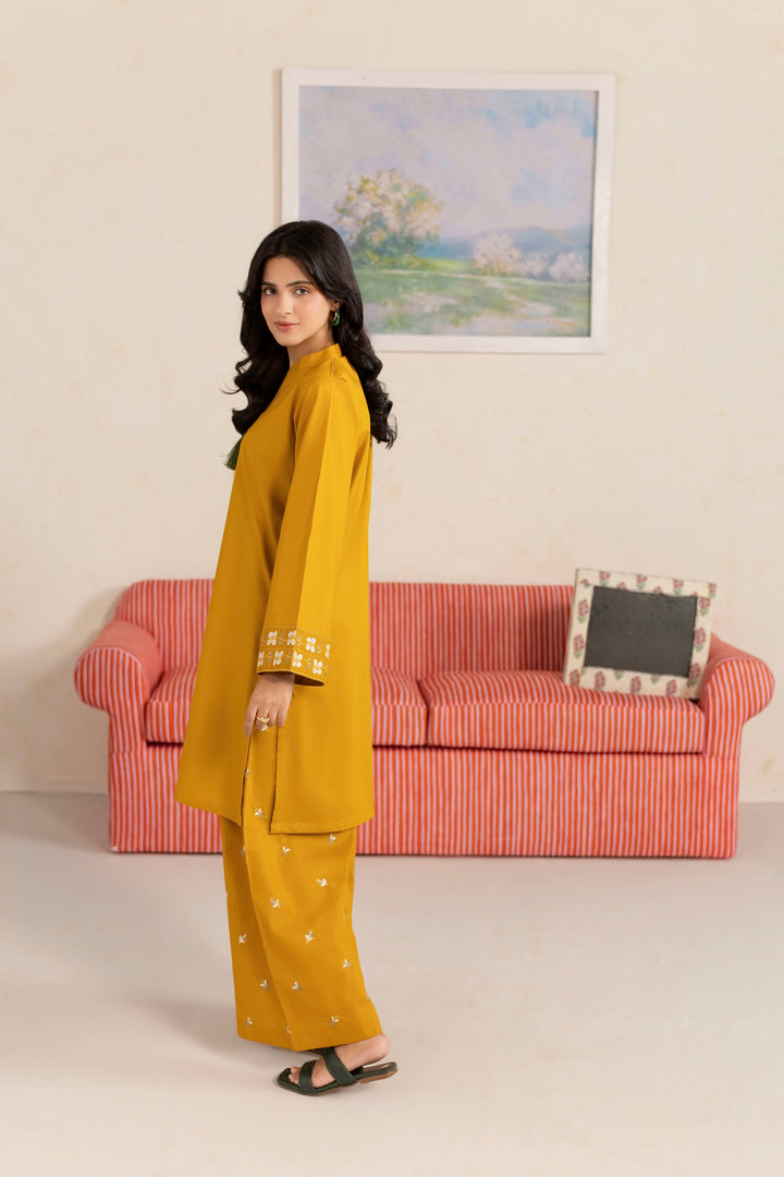MUSTARD MD004 - 2PC EMBROIDERED