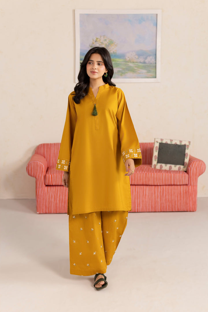 MUSTARD MD004 - 2PC EMBROIDERED