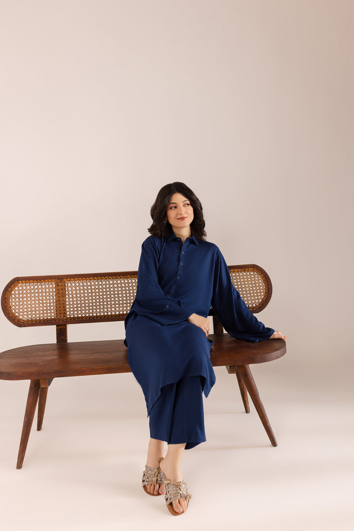 MS-BLU-106 / 2PC STITCHED