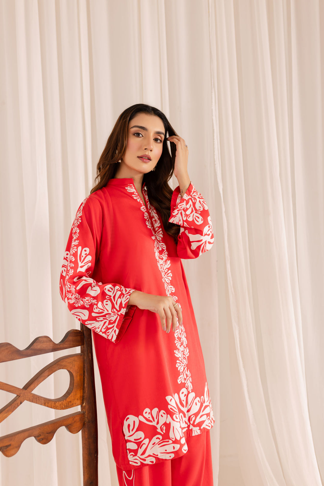 MVS-FLORA-009 / 2PC STITCHED