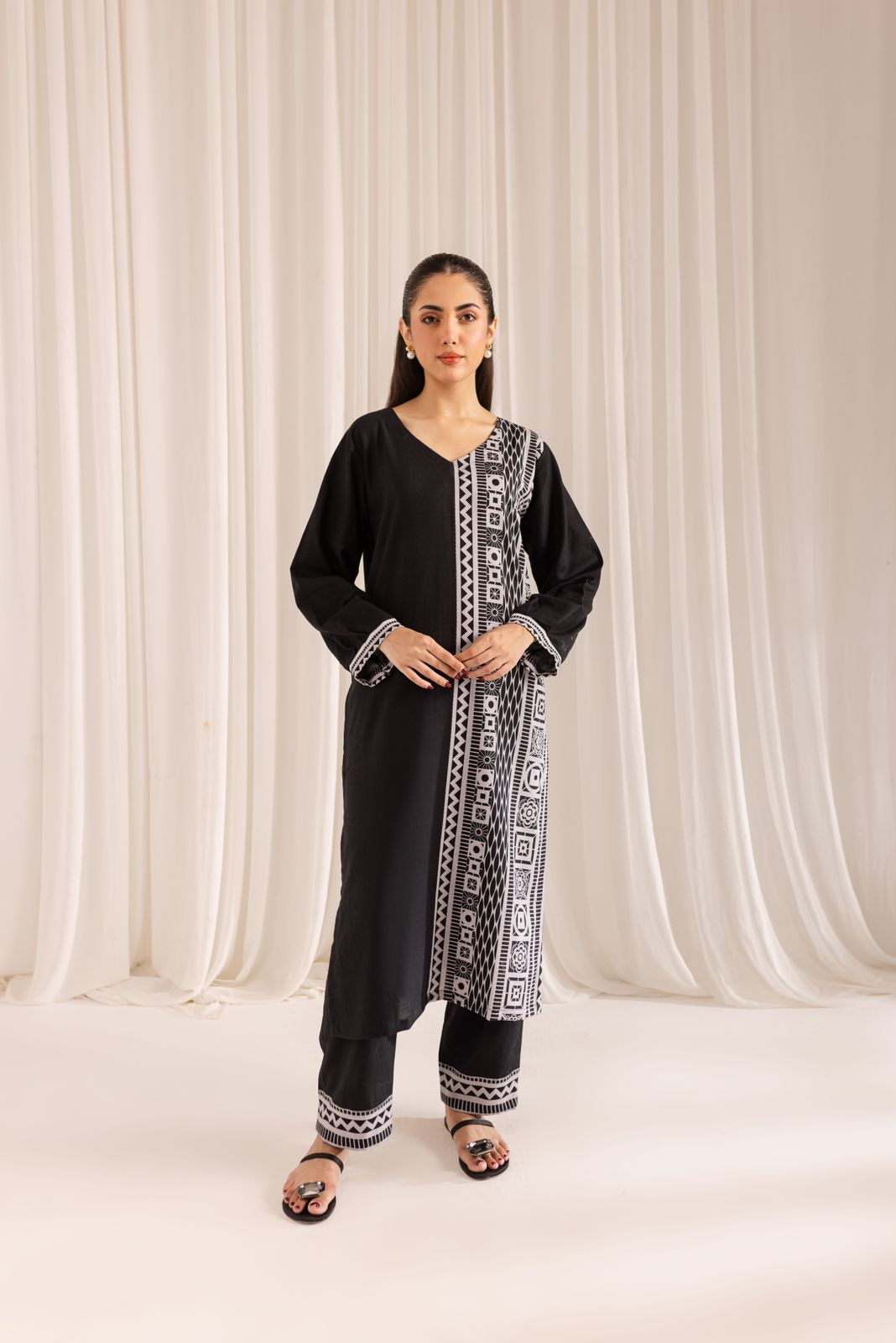 2PC WINTER STITCHED / MPR-BLK-1011