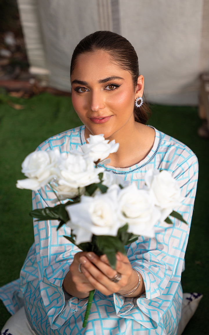 2PC Unstitched -Lawn PR19-MNZ