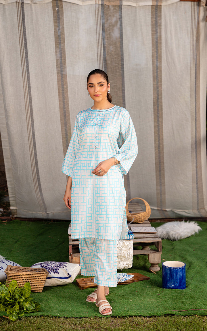 2PC Unstitched -Lawn PR19-MNZ