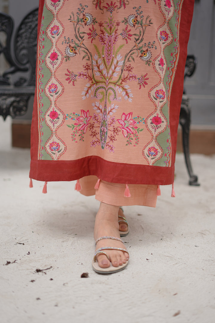 2PC PEACHY PINK KHADDAR - 04
