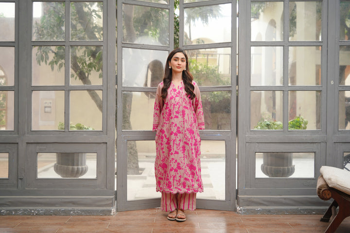 2PC PINK & LILAC KHADDAR - 06