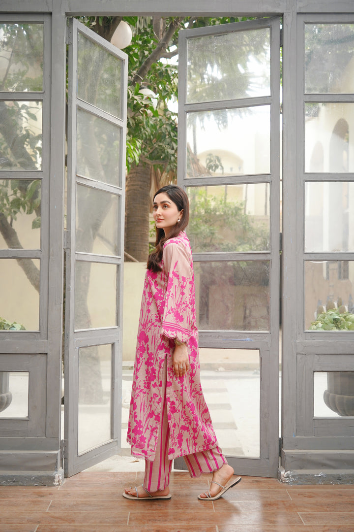 2PC PINK & LILAC KHADDAR - 06