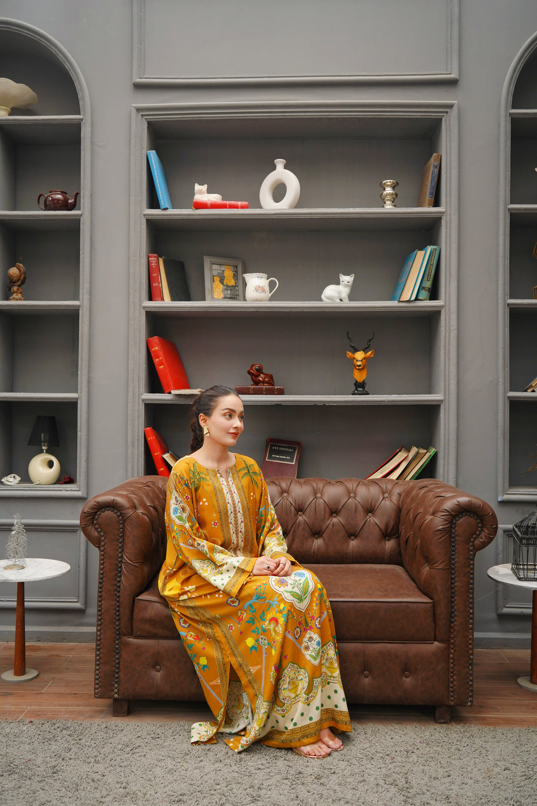 1PC KAFTAAN / KF-YLW-17