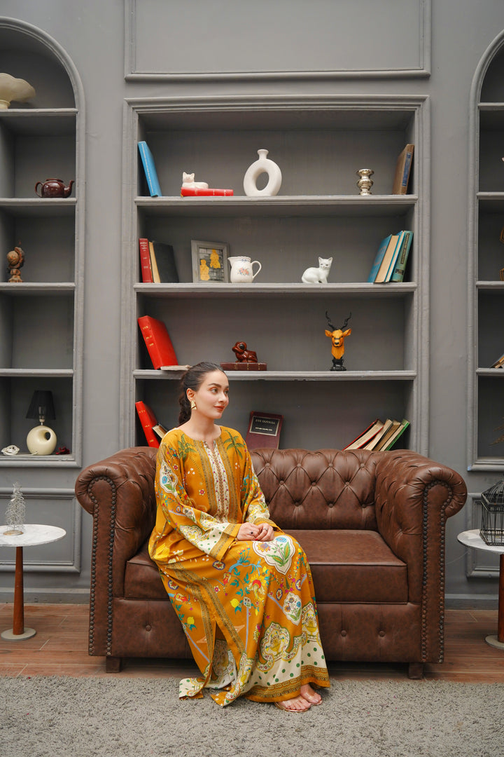 1PC KAFTAAN / KF-YLW-17