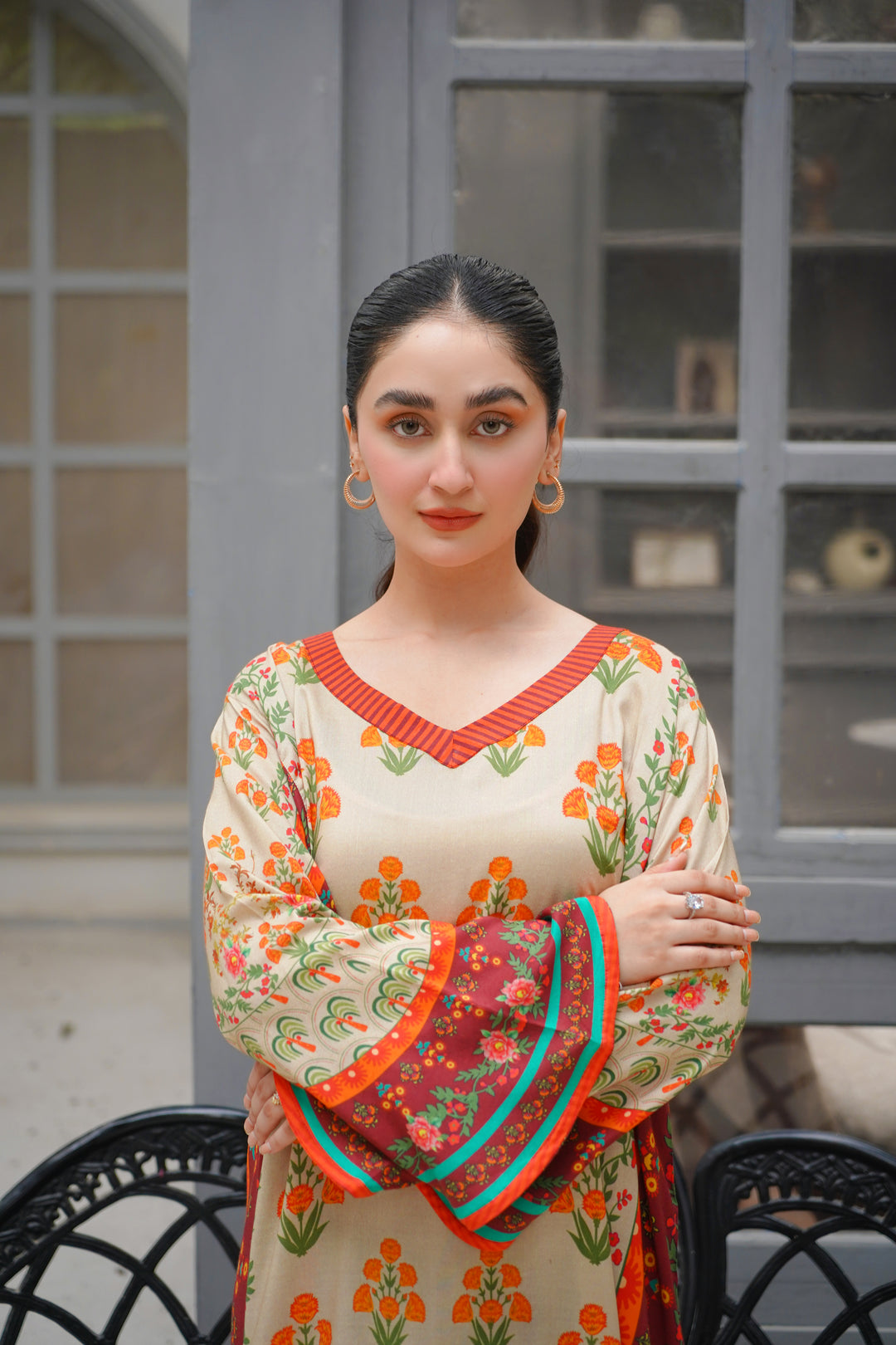 1PC KAFTAAN / KF-BGE-18