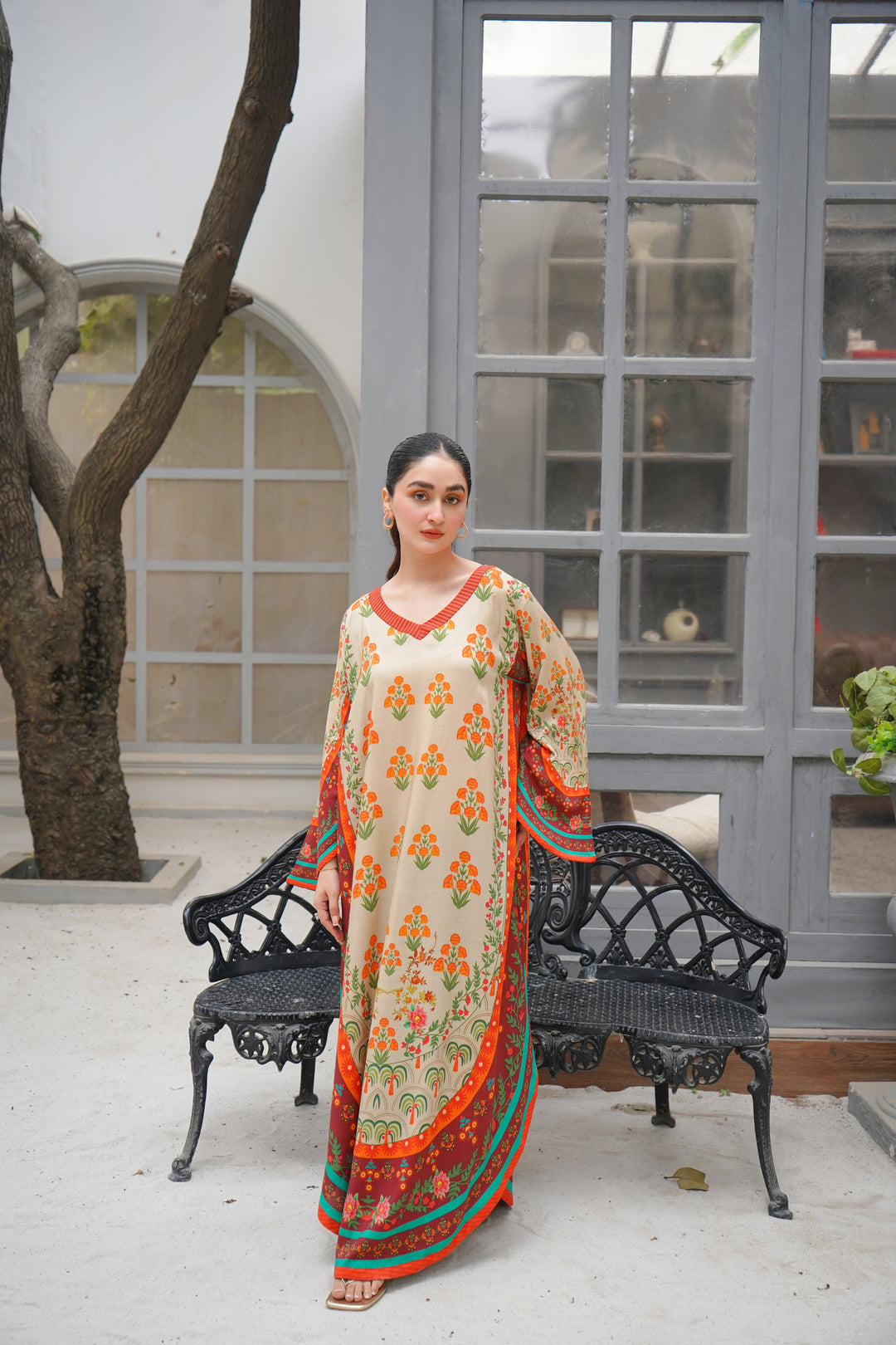 1PC KAFTAAN / KF-BGE-18